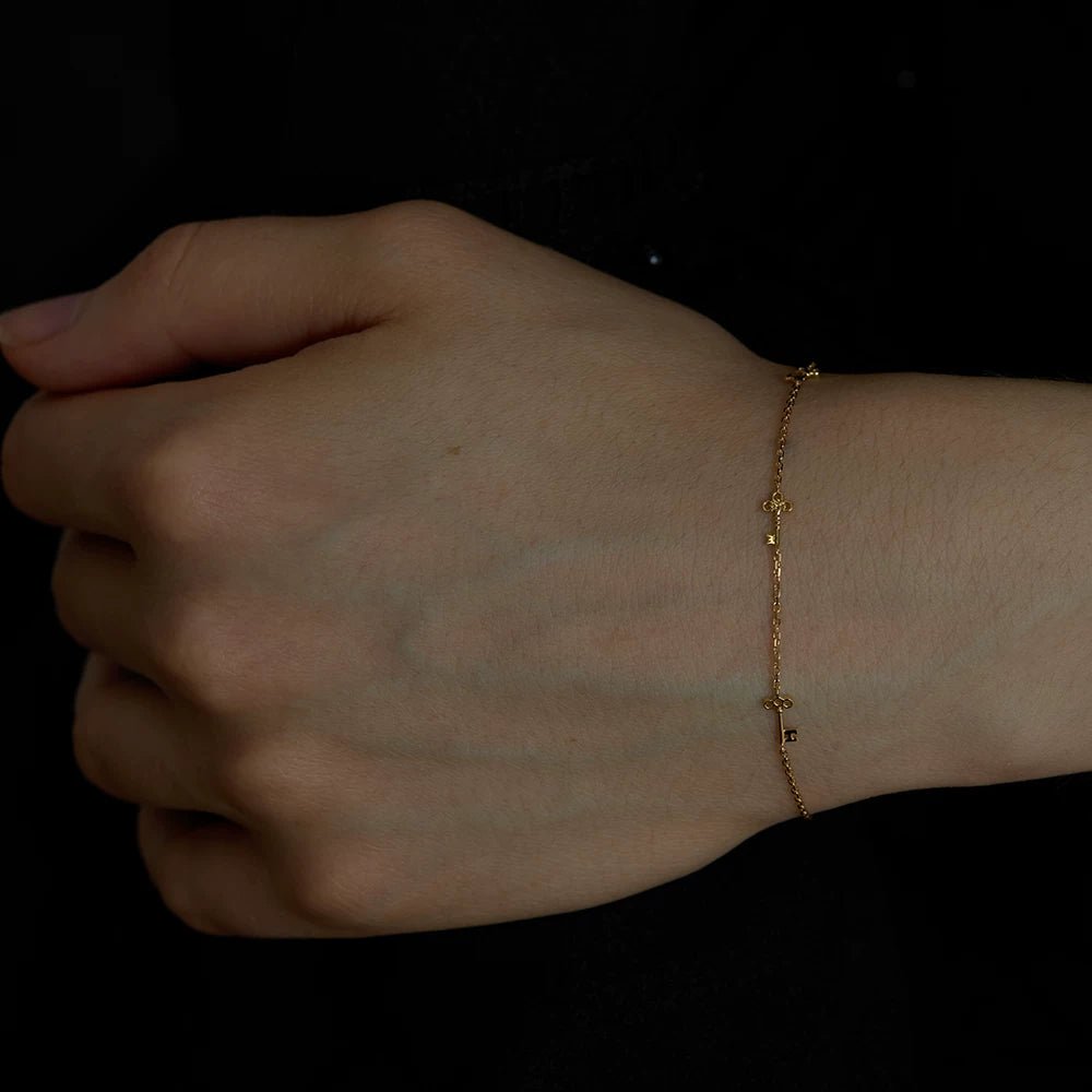 Small Key Diamond Bracelet - Image 2