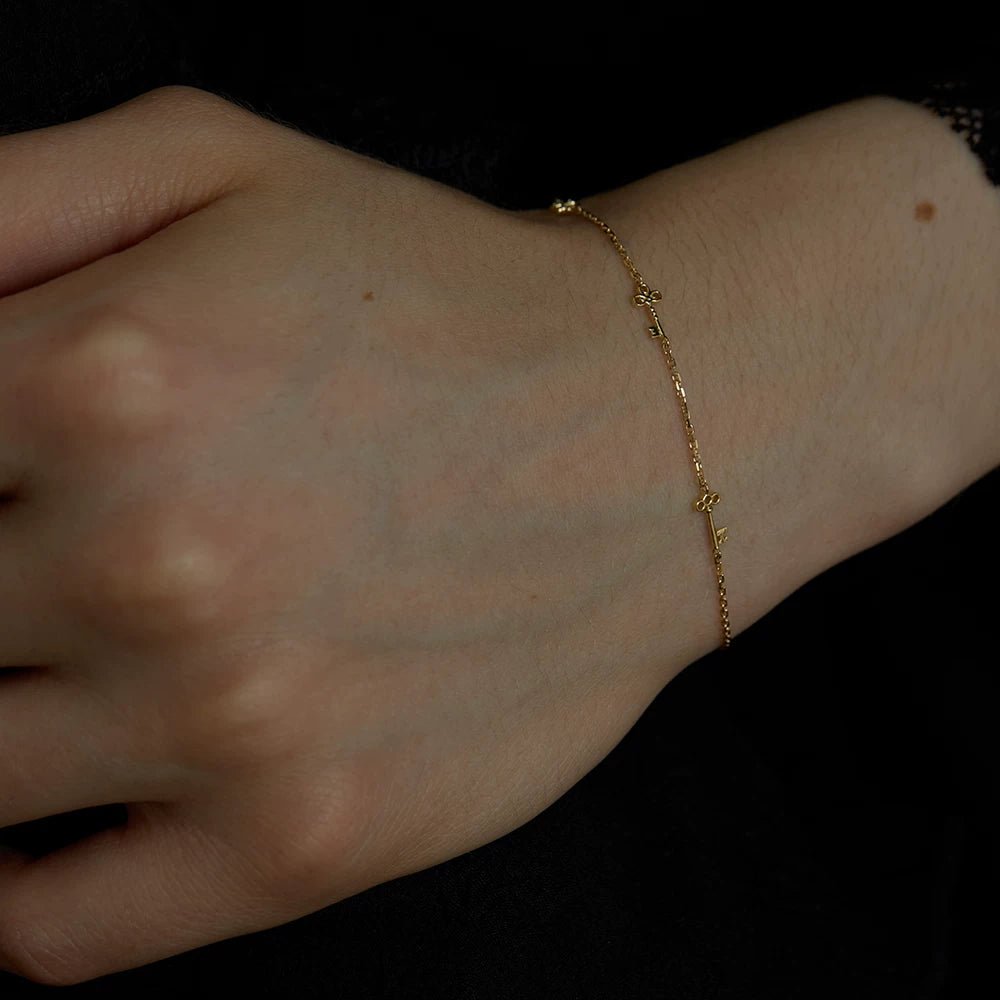 Small Key Diamond Bracelet - Image 3