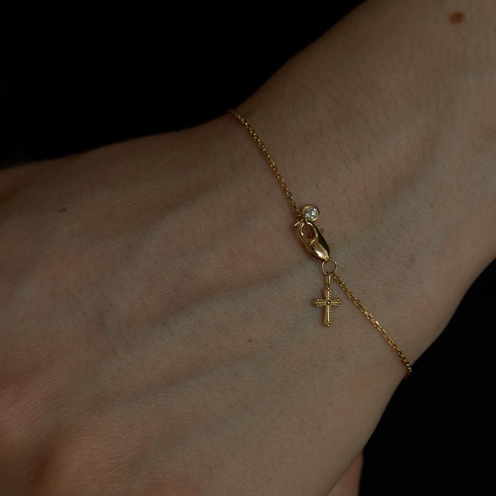 Small Key Diamond Bracelet - Image 4