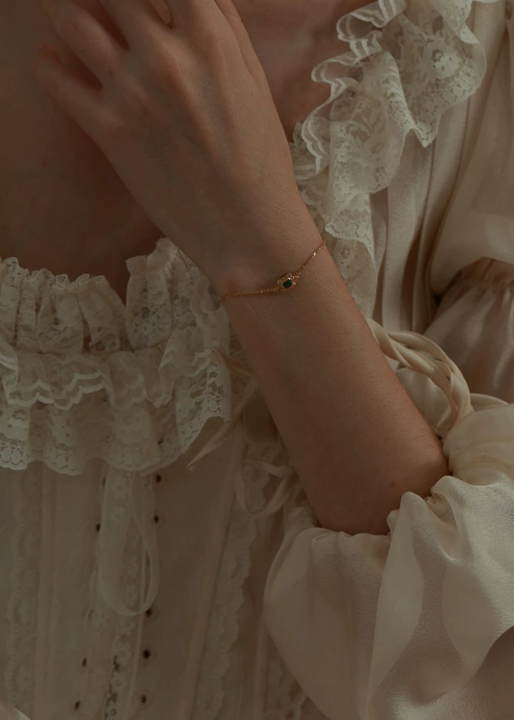 Engraved Floral Bracelet - Image 7