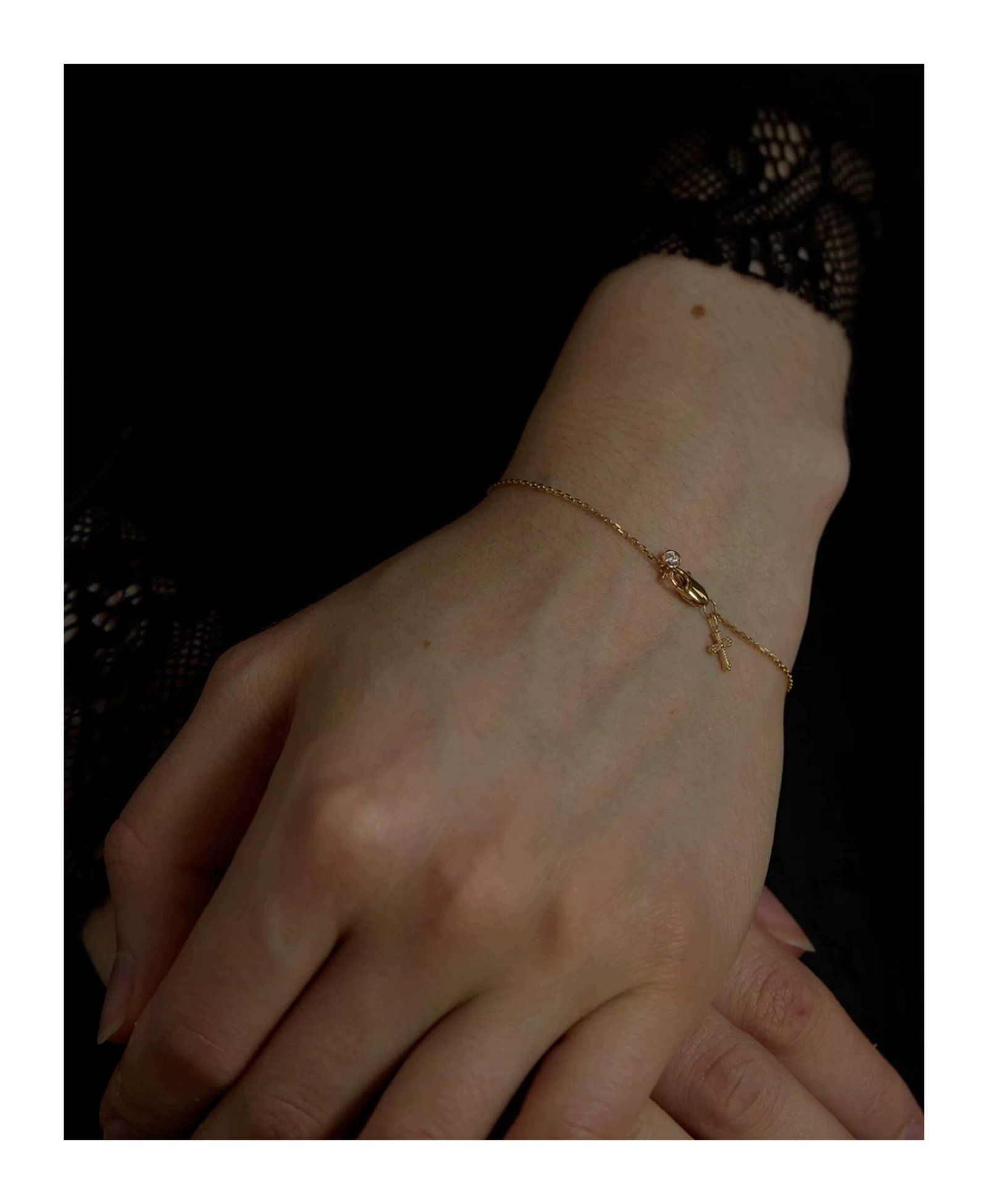 Small Key Diamond Bracelet - Image 9
