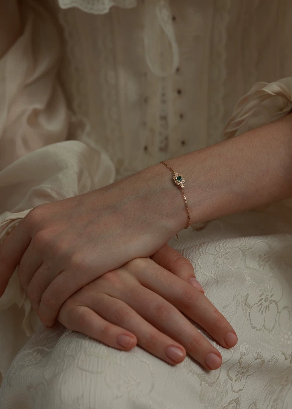 Engraved Floral Bracelet - Image 16
